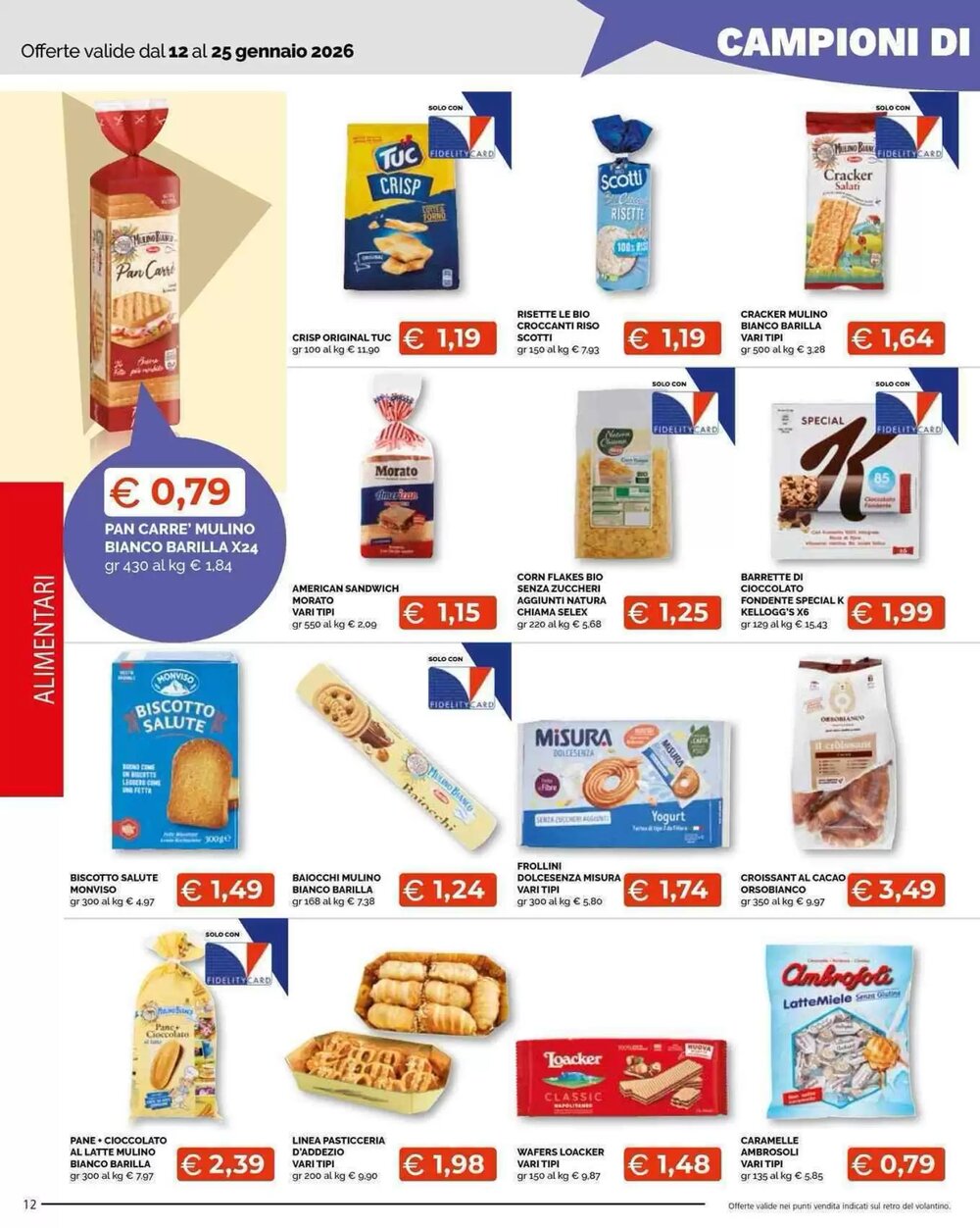 Volantino promozionale Mercatò  valide dal 12/01/2026 - Pagina 12.