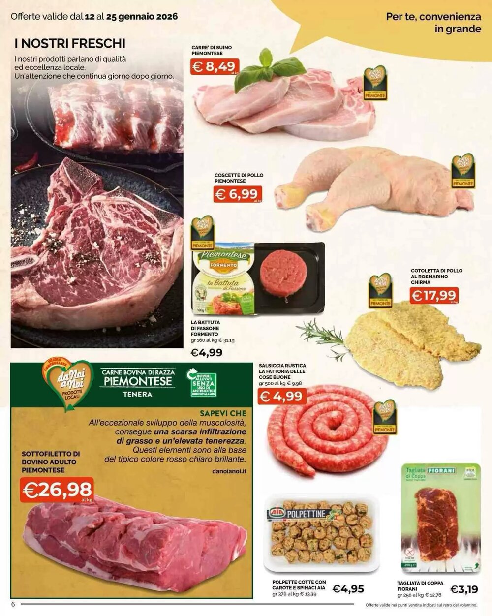Volantino promozionale Mercatò  valide dal 12/01/2026 - Pagina 6.