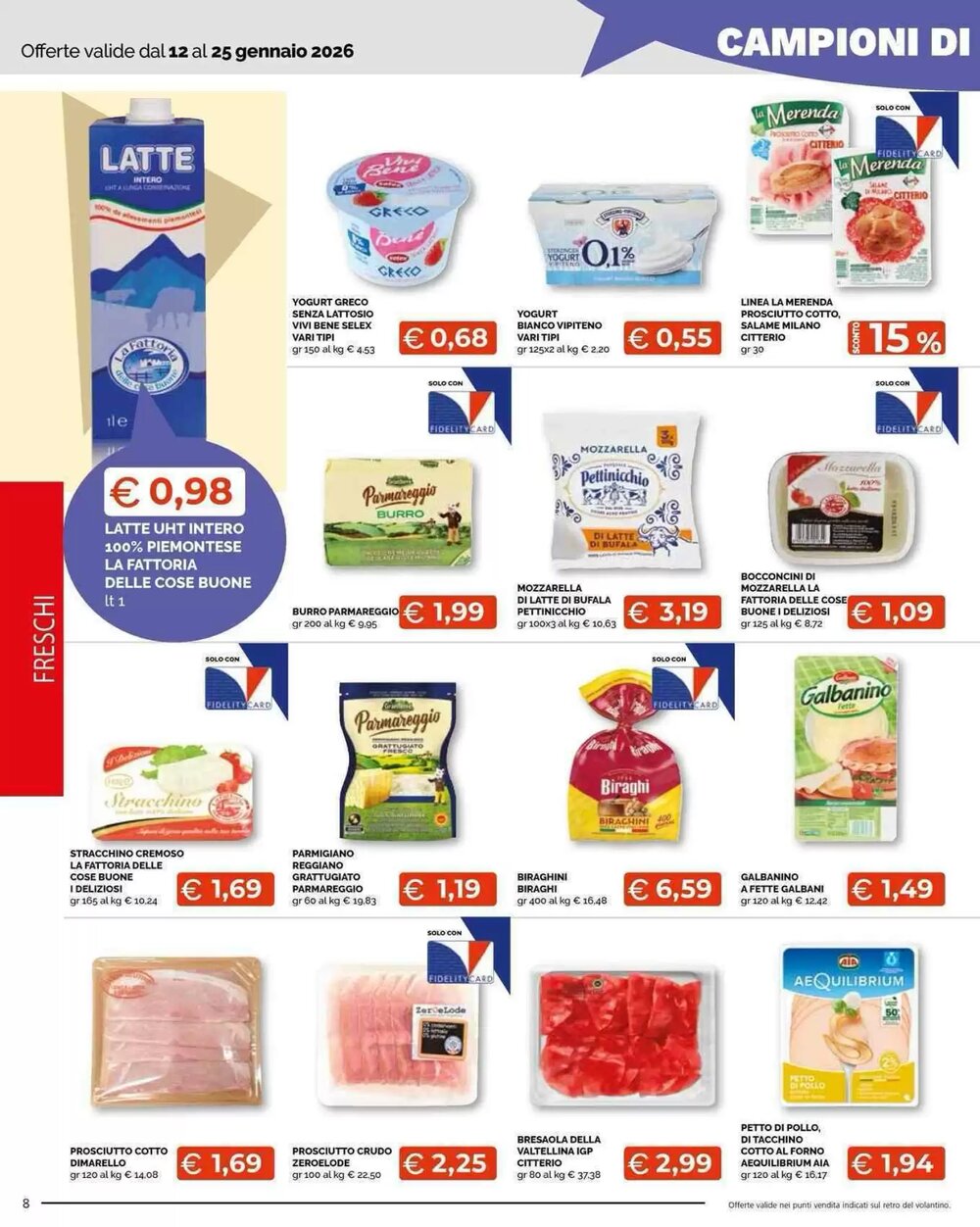Volantino promozionale Mercatò  valide dal 12/01/2026 - Pagina 8.
