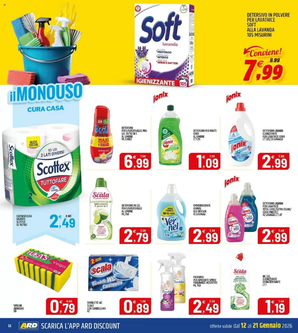 Volantino promozionale Ard Discount  valide dal 12/01/2026 - Pagina 14.