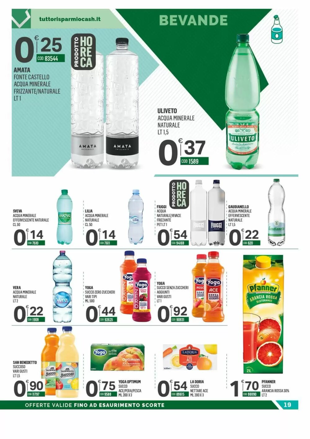 Volantino promozionale Tutto Risparmio Cash&Carry  valide dal 12/01/2026 - Pagina 19.
