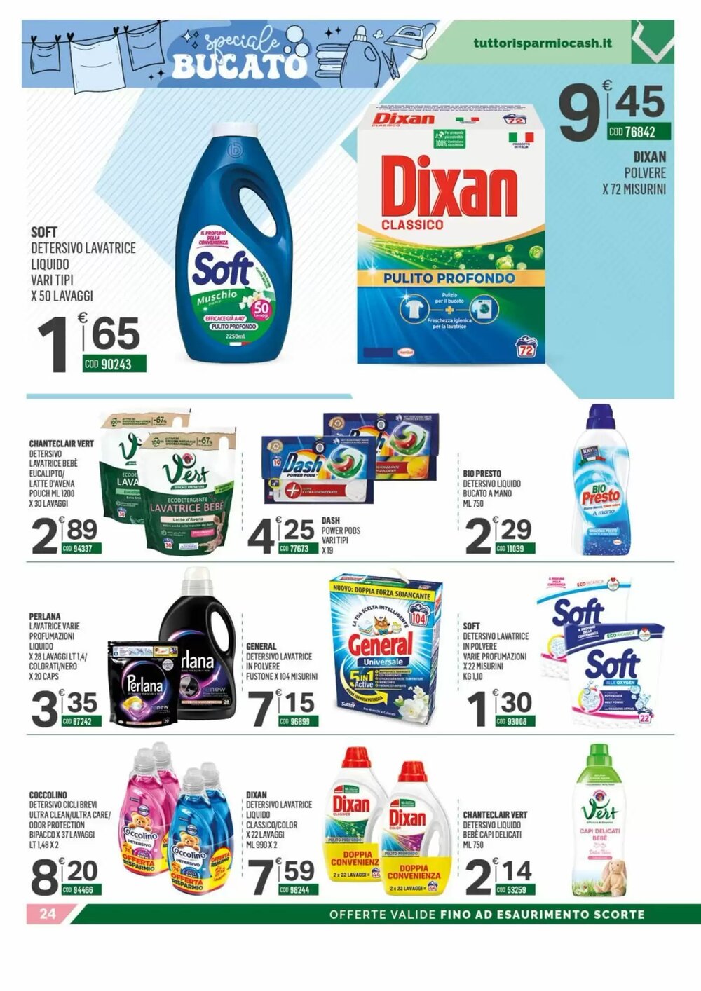 Volantino promozionale Tutto Risparmio Cash&Carry  valide dal 12/01/2026 - Pagina 24.