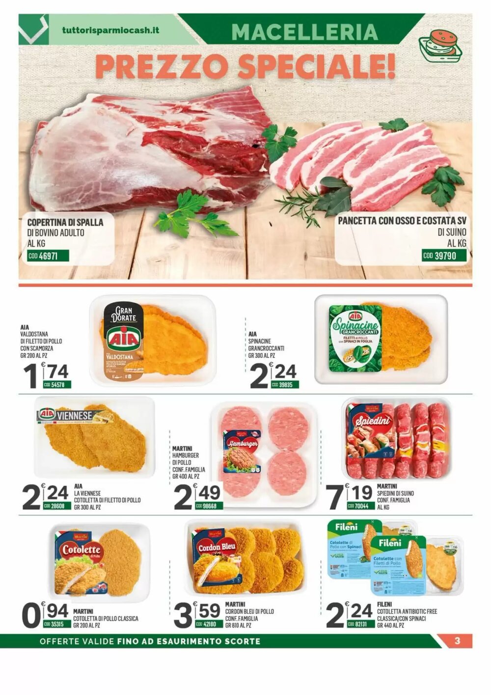 Volantino promozionale Tutto Risparmio Cash&Carry  valide dal 12/01/2026 - Pagina 3.