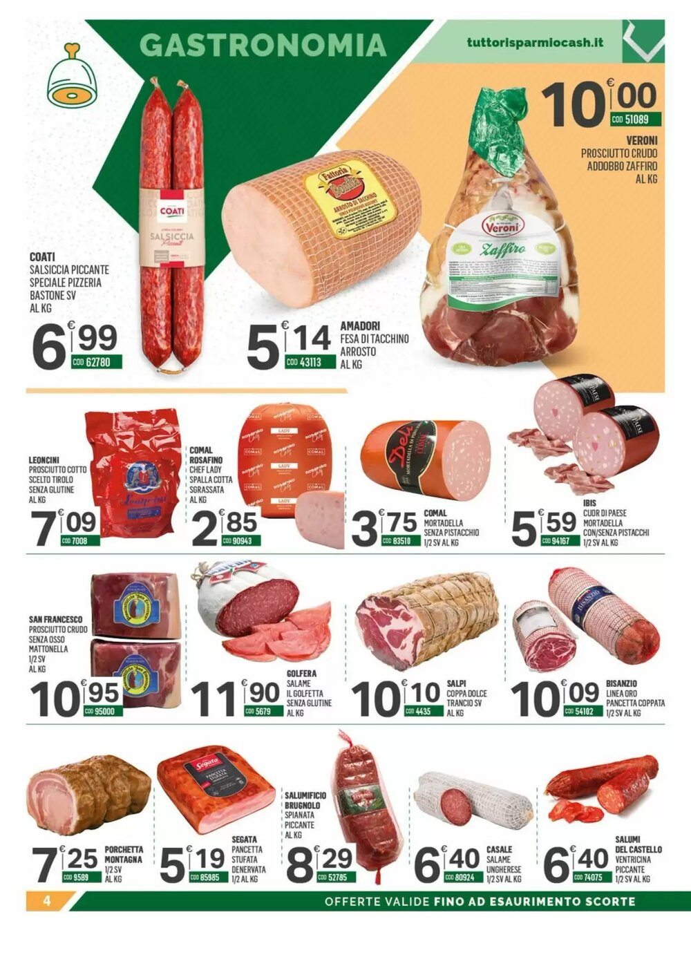 Volantino promozionale Tutto Risparmio Cash&Carry  valide dal 12/01/2026 - Pagina 4.