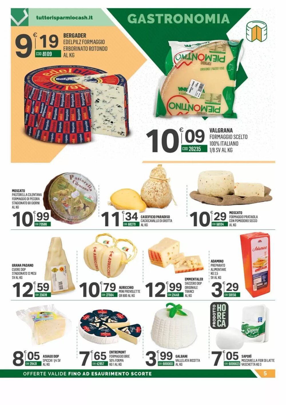 Volantino promozionale Tutto Risparmio Cash&Carry  valide dal 12/01/2026 - Pagina 5.