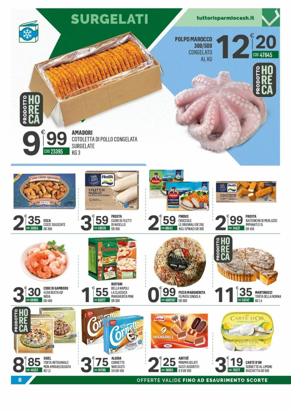 Volantino promozionale Tutto Risparmio Cash&Carry  valide dal 12/01/2026 - Pagina 8.