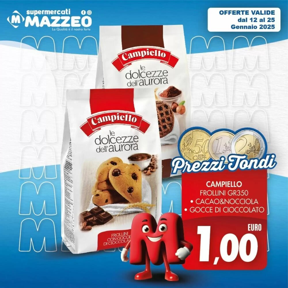 Volantino promozionale Mazzeo Supermercati  valide dal 12/01/2026 - Pagina 1.