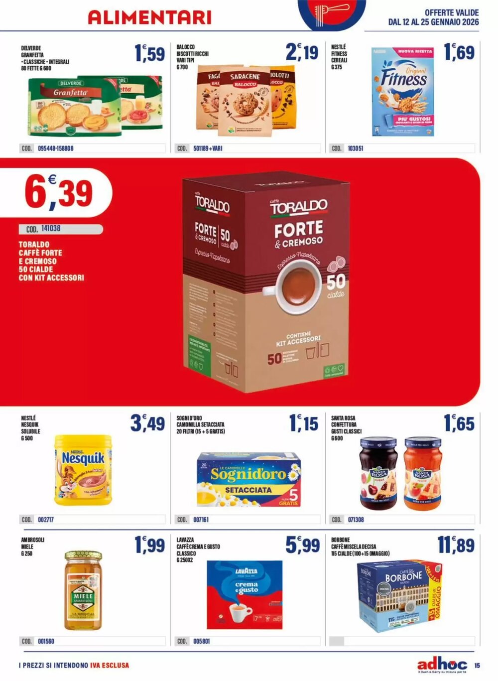 Volantino promozionale Adhoc  valide dal 12/01/2026 - Pagina 15.