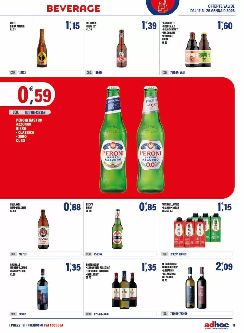 Volantino promozionale Adhoc  valide dal 12/01/2026 - Pagina 19.