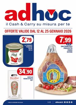 Volantino promozionale Adhoc  valide dal 12/01/2026 - Pagina 1.