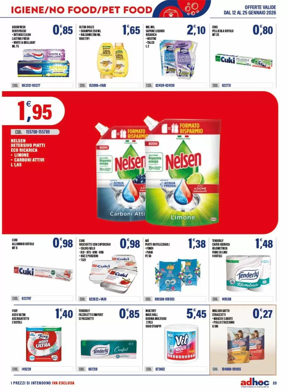 Volantino promozionale Adhoc  valide dal 12/01/2026 - Pagina 23.