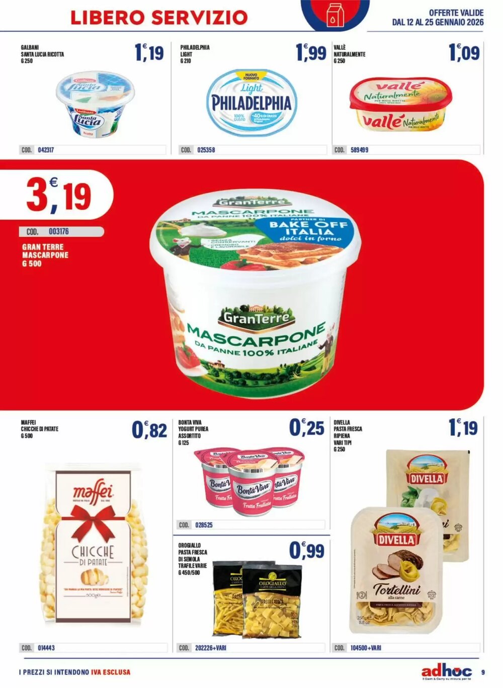 Volantino promozionale Adhoc  valide dal 12/01/2026 - Pagina 9.