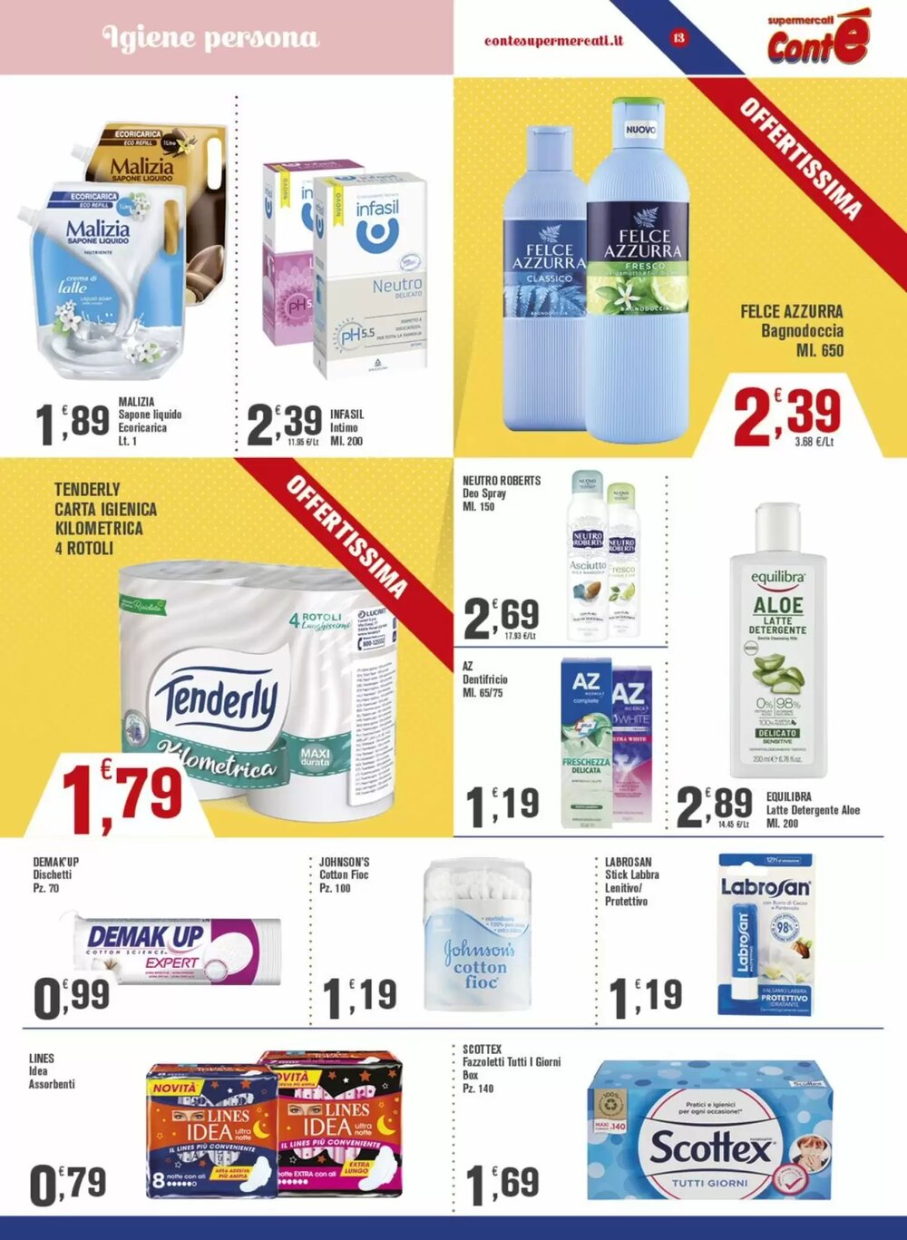 Volantino promozionale Conté Supermercati  valide dal 12/01/2026 - Pagina 13.