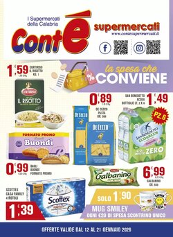 Volantino promozionale Conté Supermercati  valide dal 12/01/2026 - Pagina 1.