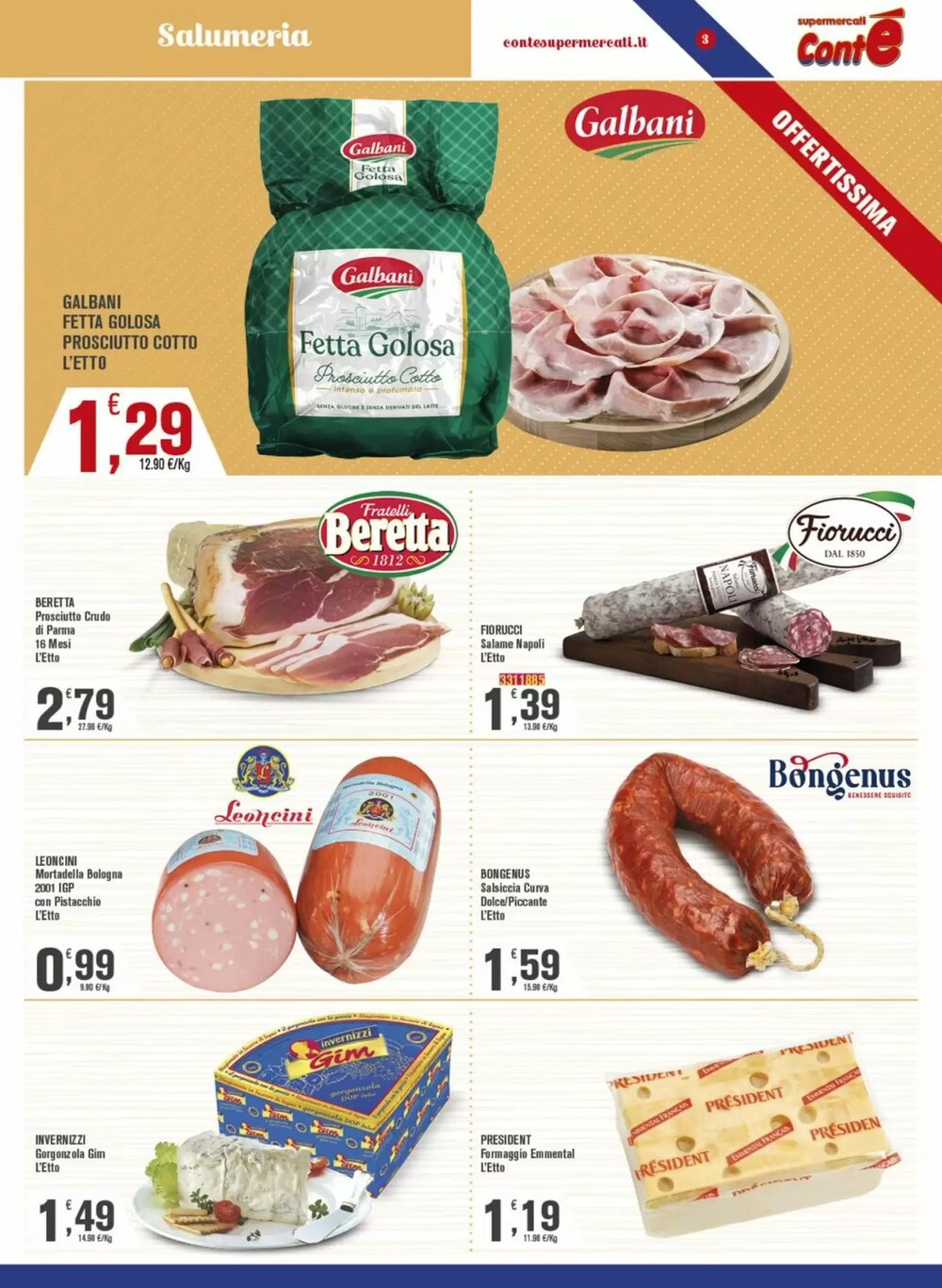 Volantino promozionale Conté Supermercati  valide dal 12/01/2026 - Pagina 3.