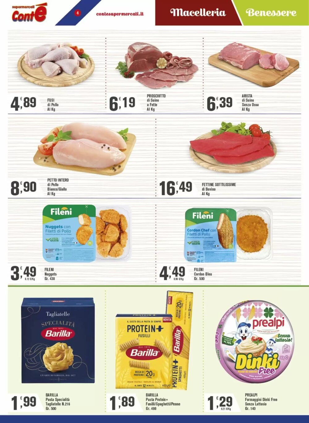 Volantino promozionale Conté Supermercati  valide dal 12/01/2026 - Pagina 4.