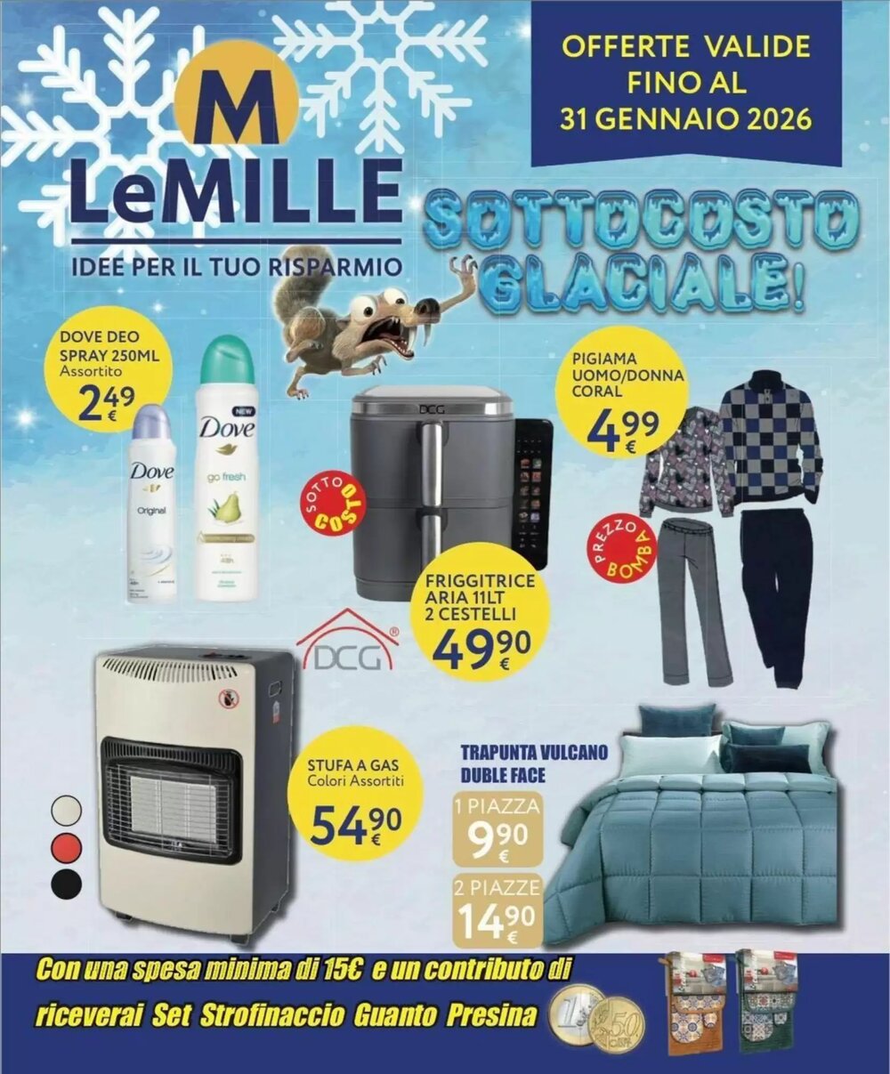 Volantino promozionale Le Mille  valide dal 12/01/2026 - Pagina 1.