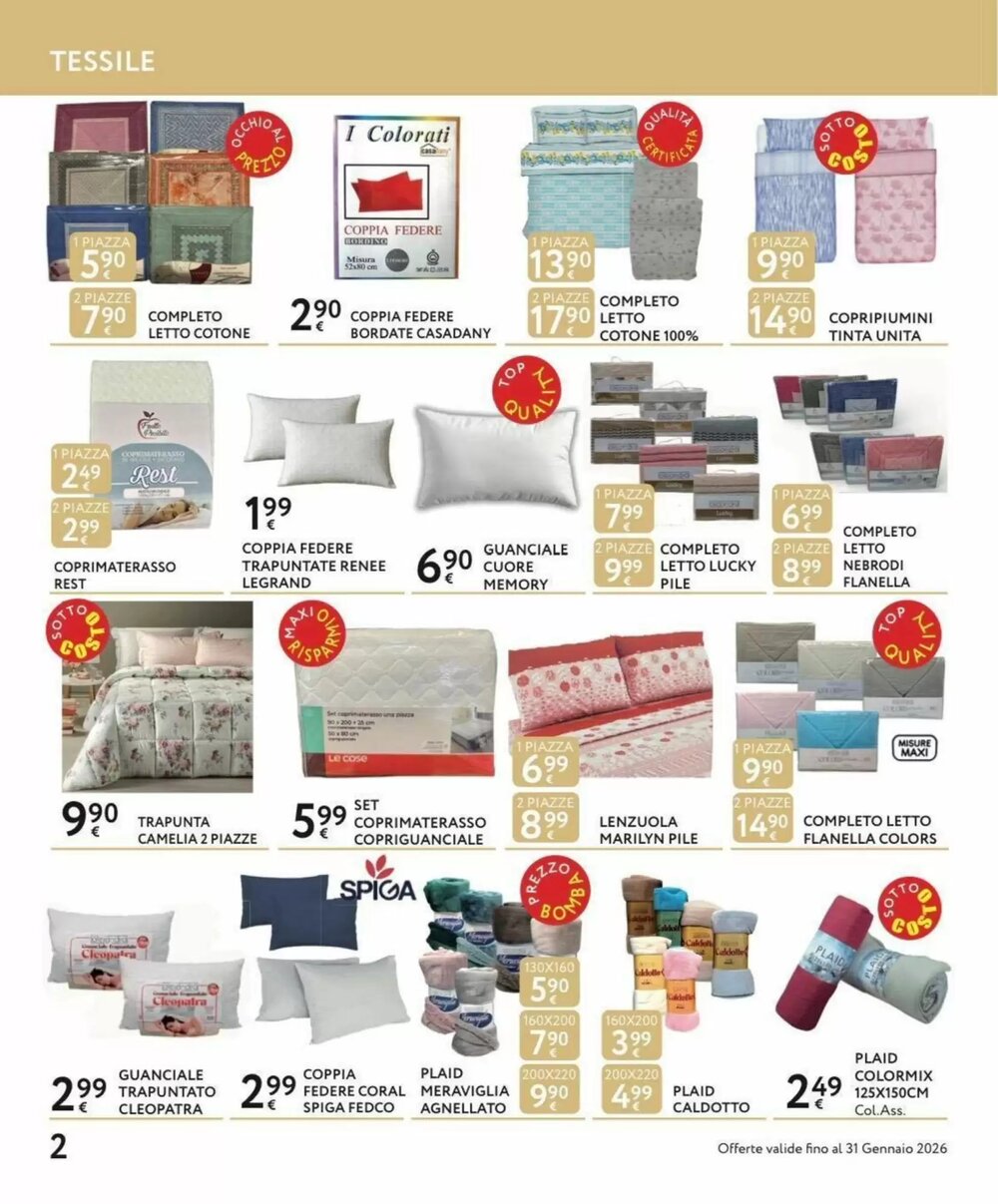Volantino promozionale Le Mille  valide dal 12/01/2026 - Pagina 2.
