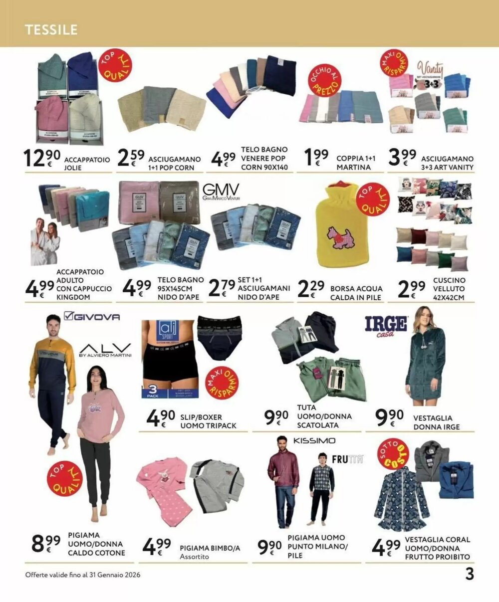 Volantino promozionale Le Mille  valide dal 12/01/2026 - Pagina 3.