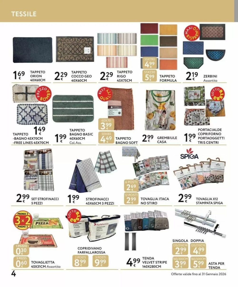 Volantino promozionale Le Mille  valide dal 12/01/2026 - Pagina 4.