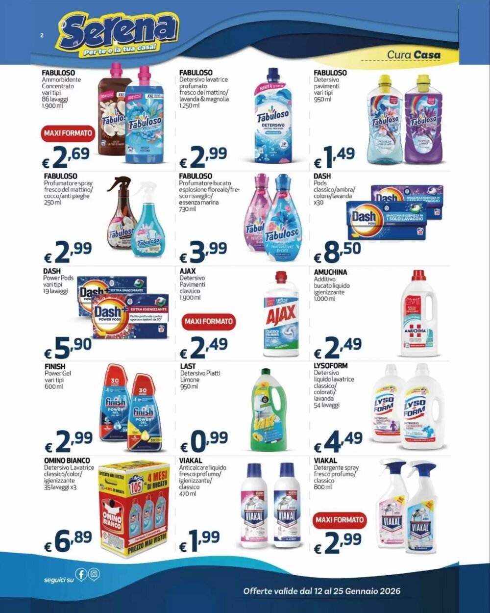 Volantino promozionale Serena Detersivi  valide dal 12/01/2026 - Pagina 2.