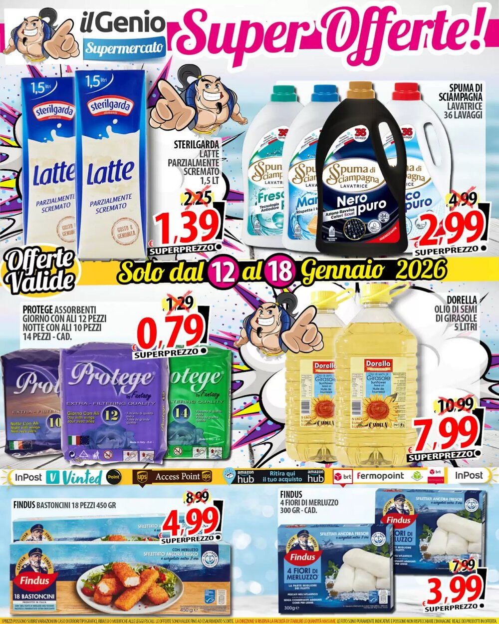 Volantino promozionale Il Genio Supermercato  valide dal 12/01/2026 - Pagina 1.