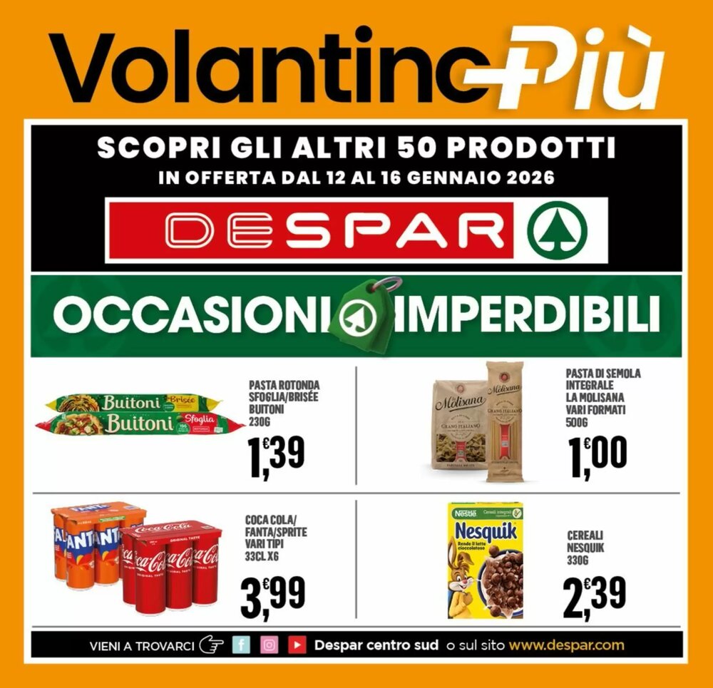 Volantino promozionale Despar  valide dal 12/01/2026 - Pagina 16.
