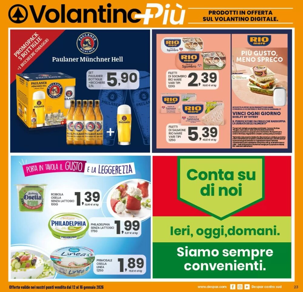 Volantino promozionale Despar  valide dal 12/01/2026 - Pagina 22.