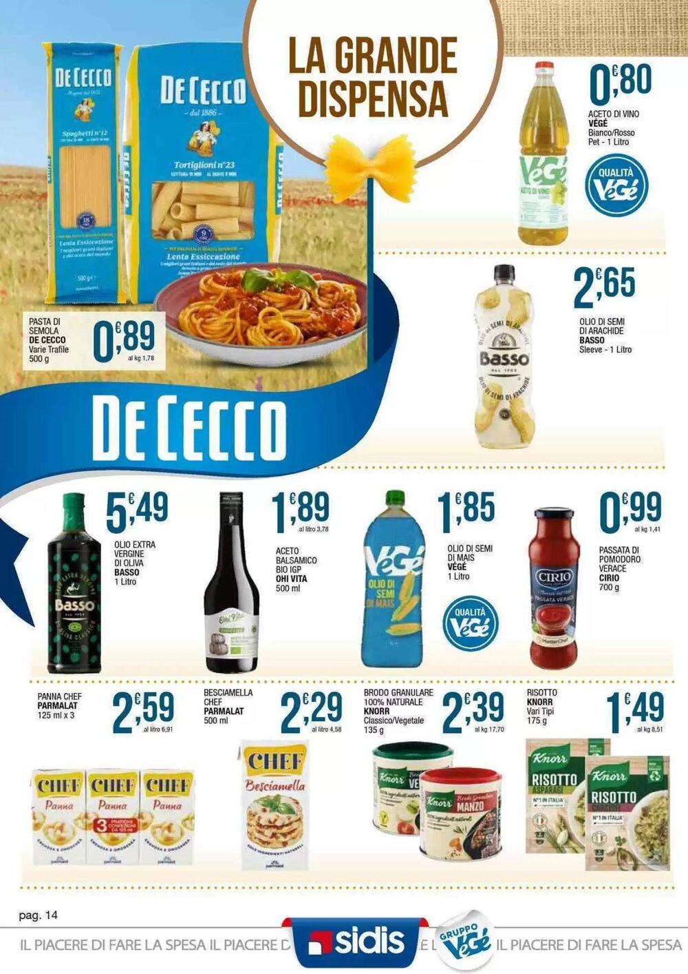 Volantino promozionale Sidis  valide dal 12/01/2026 - Pagina 14.