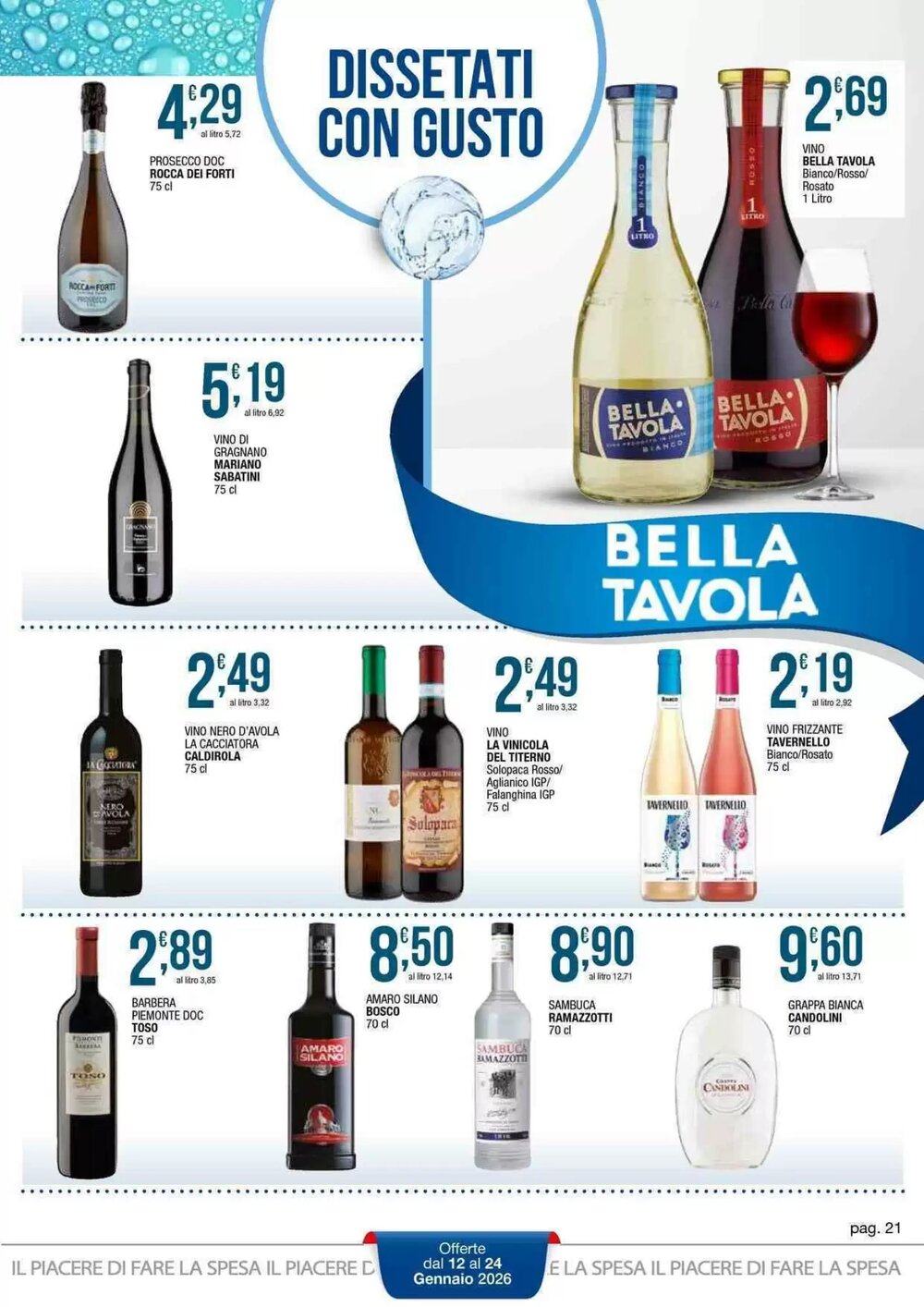 Volantino promozionale Sidis  valide dal 12/01/2026 - Pagina 21.