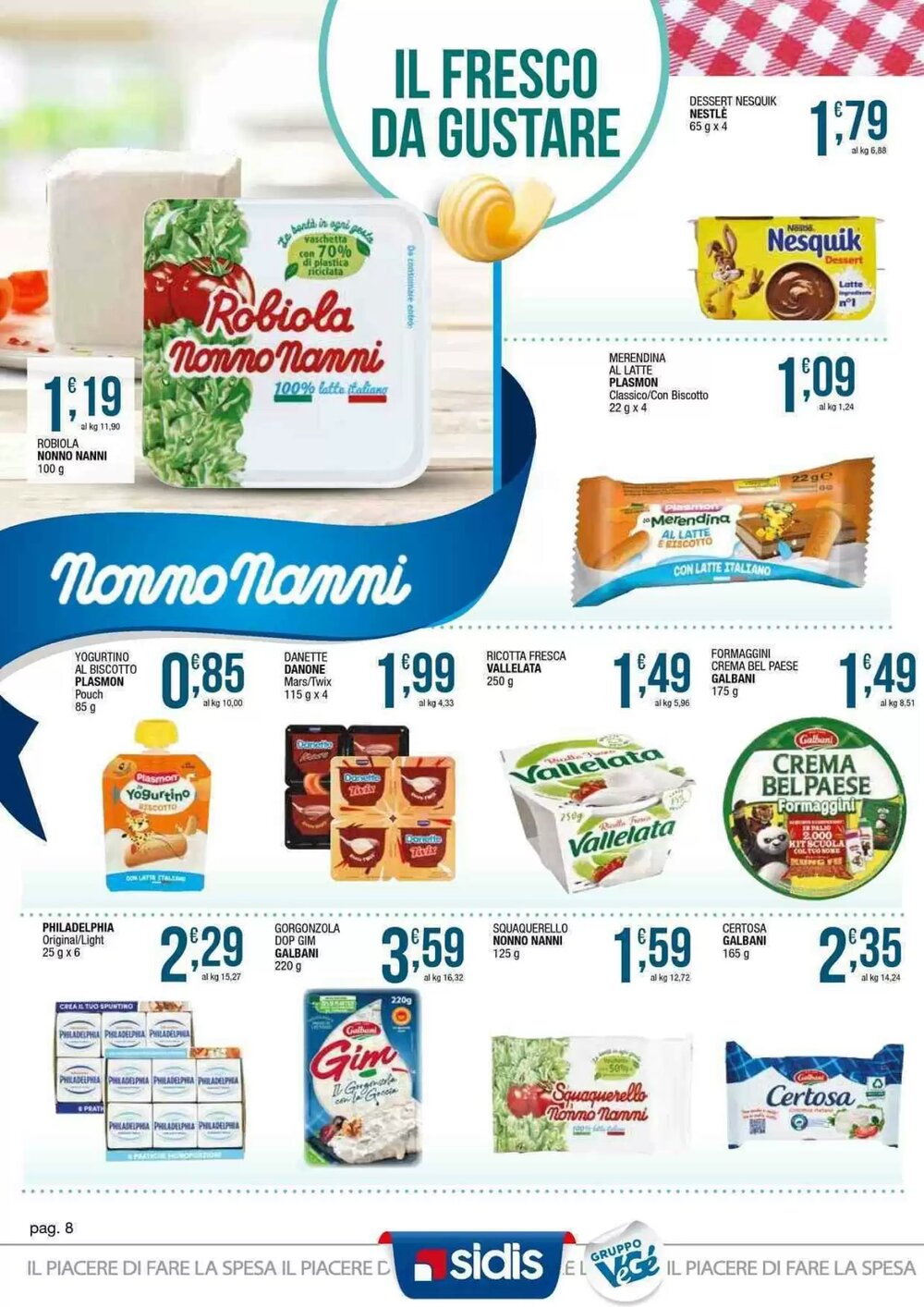Volantino promozionale Sidis  valide dal 12/01/2026 - Pagina 8.