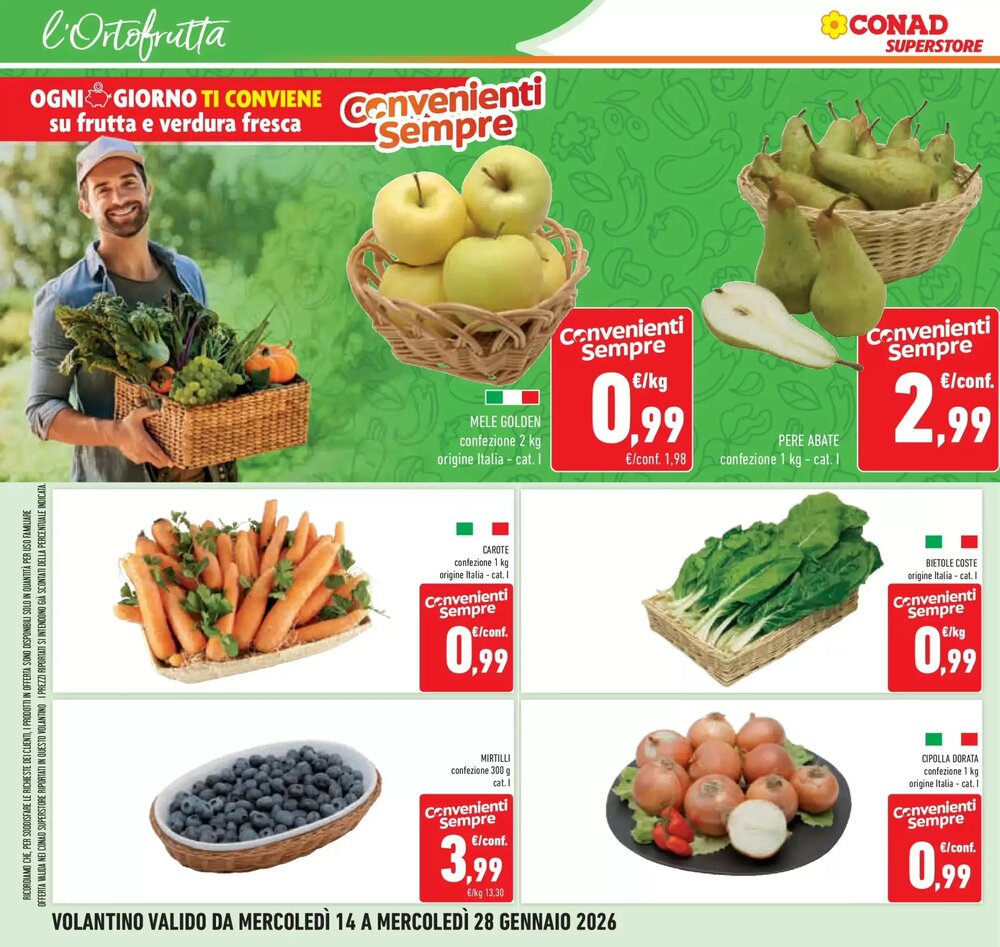 Volantino promozionale Conad Superstore  valide dal 12/01/2026 - Pagina 10.