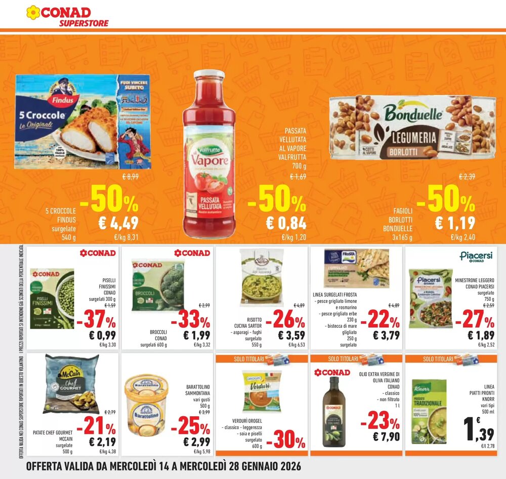 Volantino promozionale Conad Superstore  valide dal 12/01/2026 - Pagina 24.