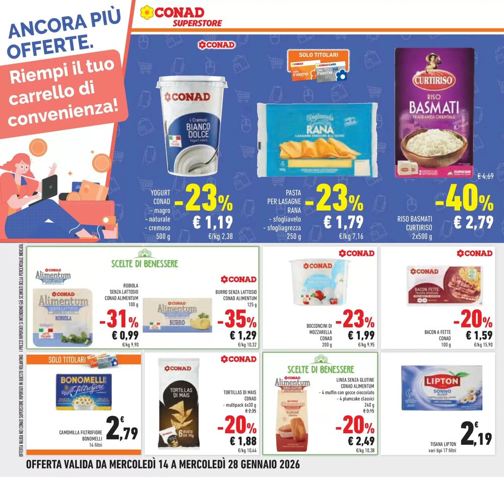 Volantino promozionale Conad Superstore  valide dal 12/01/2026 - Pagina 34.