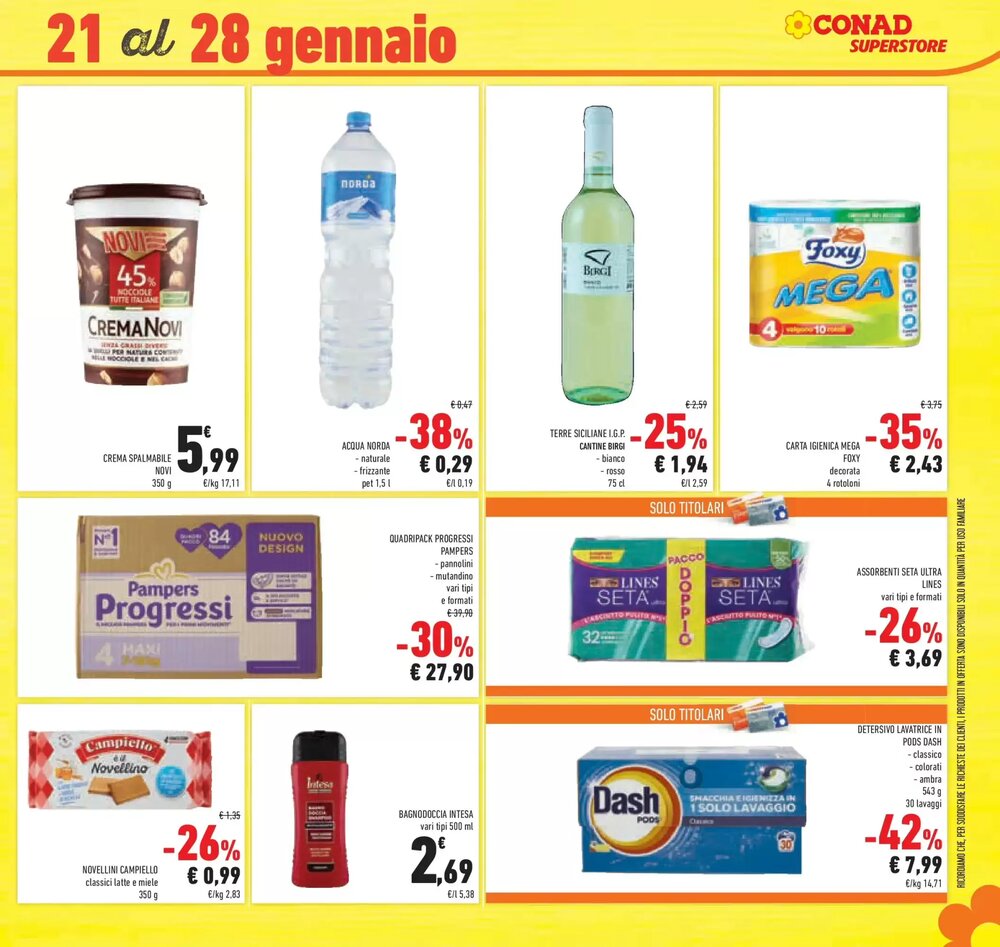 Volantino promozionale Conad Superstore  valide dal 12/01/2026 - Pagina 41.