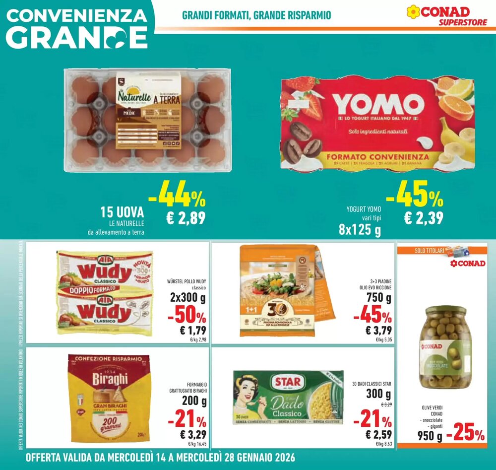 Volantino promozionale Conad Superstore  valide dal 12/01/2026 - Pagina 6.