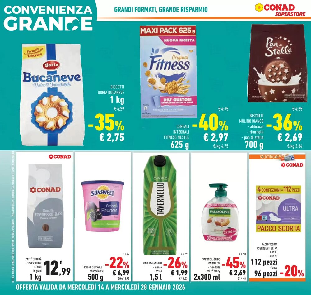 Volantino promozionale Conad Superstore  valide dal 12/01/2026 - Pagina 8.