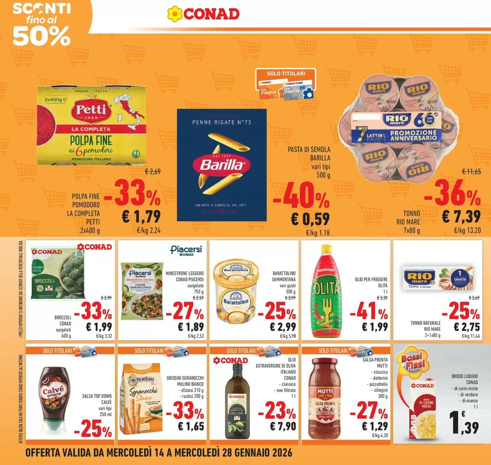 Volantino promozionale Conad  valide dal 12/01/2026 - Pagina 10.