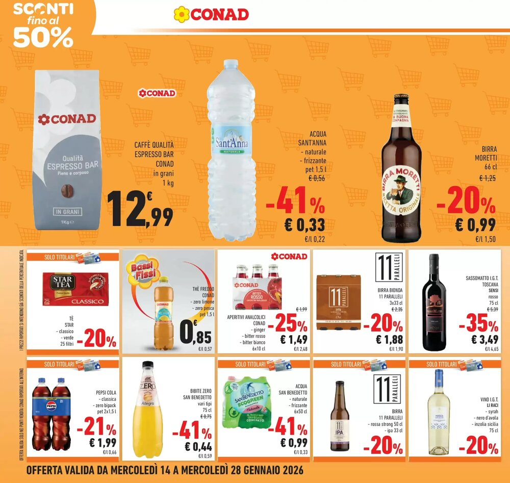 Volantino promozionale Conad  valide dal 12/01/2026 - Pagina 12.