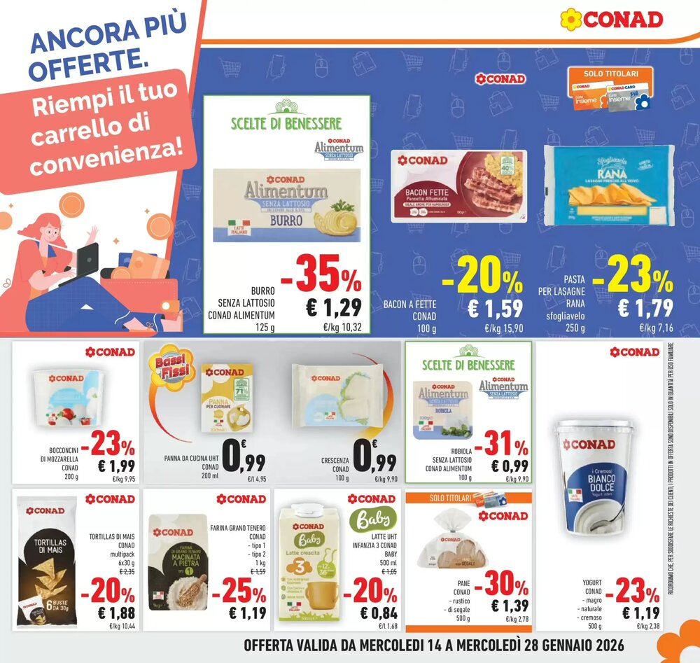 Volantino promozionale Conad  valide dal 12/01/2026 - Pagina 15.