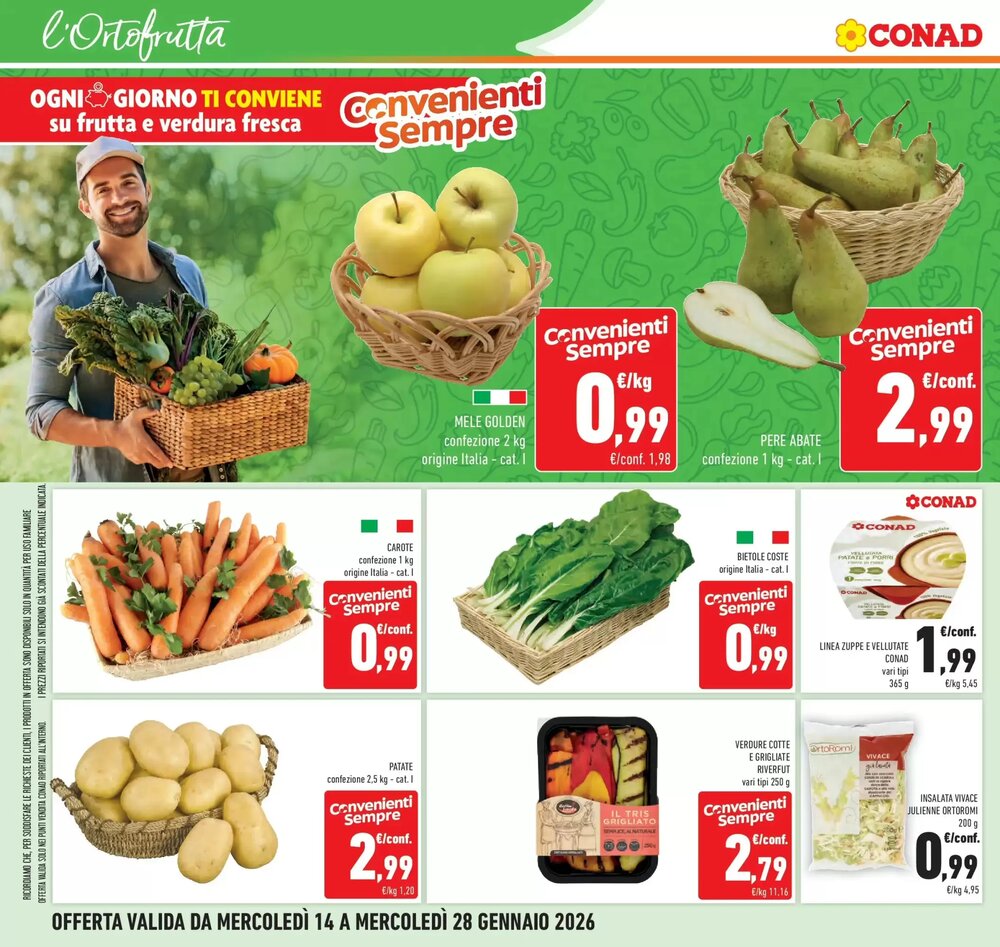 Volantino promozionale Conad  valide dal 12/01/2026 - Pagina 20.
