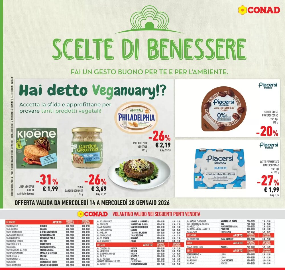 Volantino promozionale Conad  valide dal 12/01/2026 - Pagina 28.
