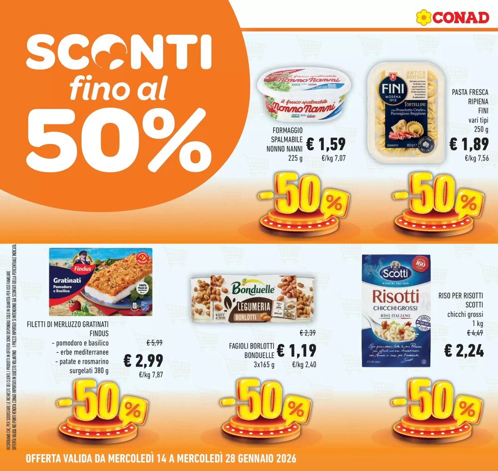 Volantino promozionale Conad  valide dal 12/01/2026 - Pagina 6.