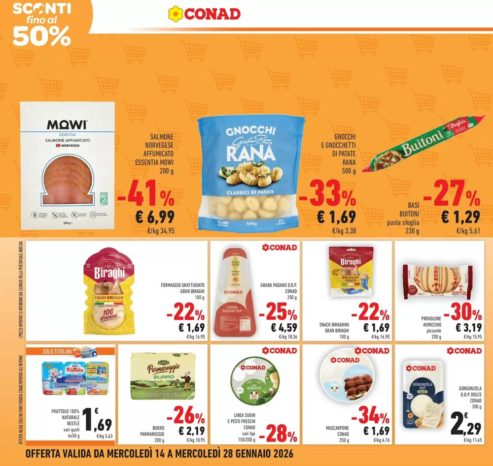 Volantino promozionale Conad  valide dal 12/01/2026 - Pagina 8.