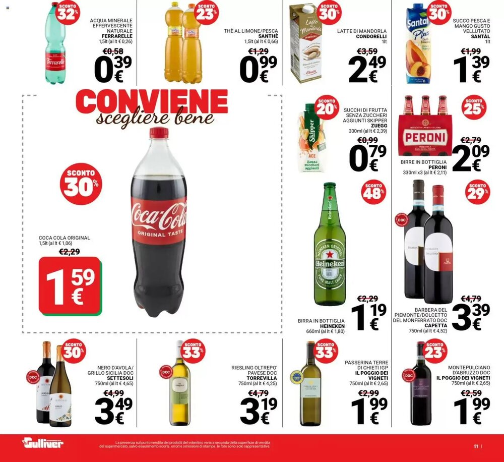 Volantino promozionale Supermercati Gulliver  valide dal 13/01/2026 - Pagina 11.