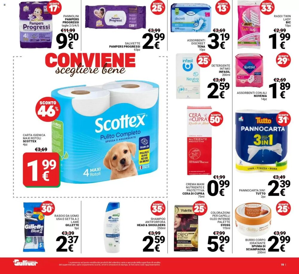 Volantino promozionale Supermercati Gulliver  valide dal 13/01/2026 - Pagina 19.
