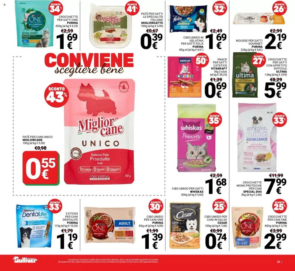 Volantino promozionale Supermercati Gulliver  valide dal 13/01/2026 - Pagina 21.