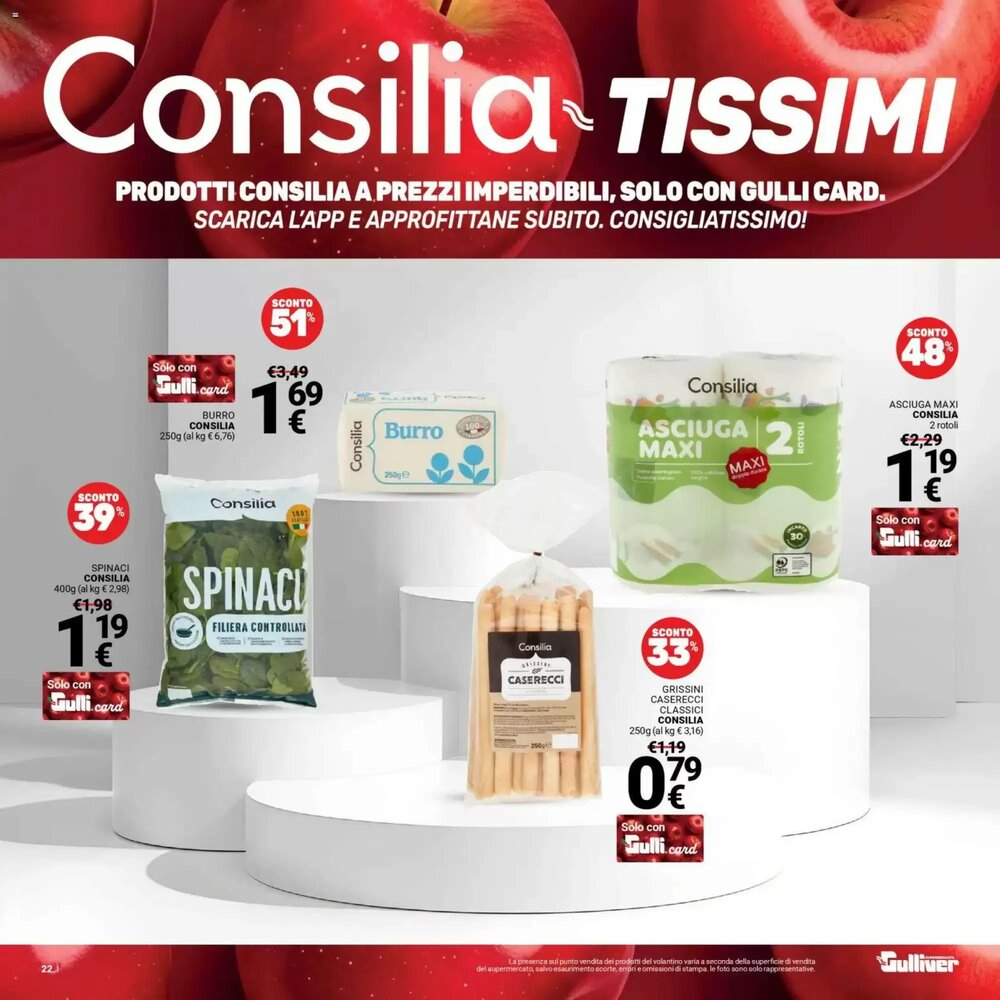 Volantino promozionale Supermercati Gulliver  valide dal 13/01/2026 - Pagina 22.