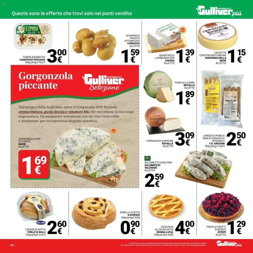 Volantino promozionale Supermercati Gulliver  valide dal 13/01/2026 - Pagina 24.
