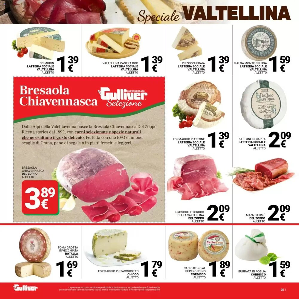 Volantino promozionale Supermercati Gulliver  valide dal 13/01/2026 - Pagina 25.